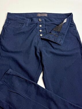 J Brand Tyler Straight Leg Cotton Pants in Blue Like New
